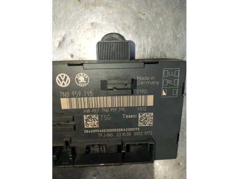 Recambio de modulo electronico para skoda suberb (3t4) ambition referencia OEM IAM 7N0959795 7N0959795 08