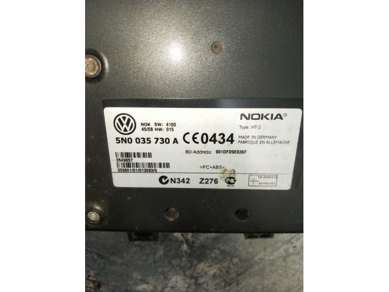 Recambio de modulo electronico para skoda suberb (3t4) ambition referencia OEM IAM 5N0035730A 0549657 001DFD9E036F 08