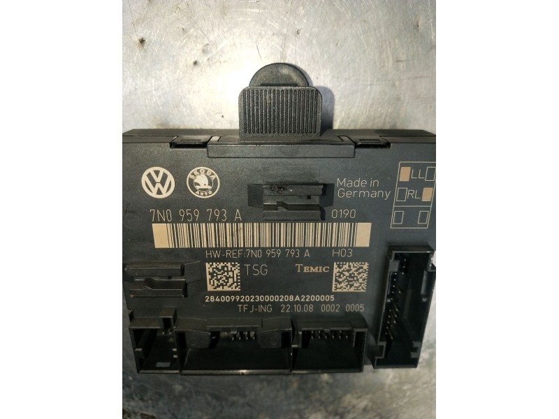 Recambio de modulo electronico para skoda suberb (3t4) ambition referencia OEM IAM 7N0959793A 00020005 08