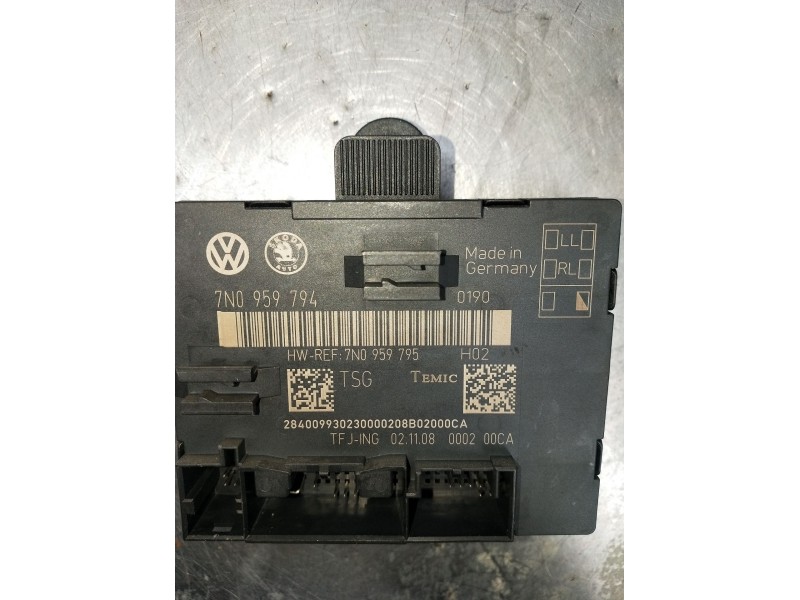 Recambio de modulo electronico para skoda suberb (3t4) ambition referencia OEM IAM 7N0959794 7N0959795 08