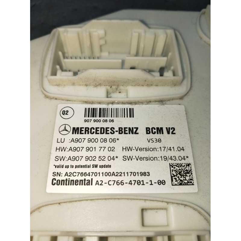 Recambio de modulo electronico para mercedes-benz sprinter iii furgón fwd referencia OEM IAM A9079000806 A9079017702 A9079025204