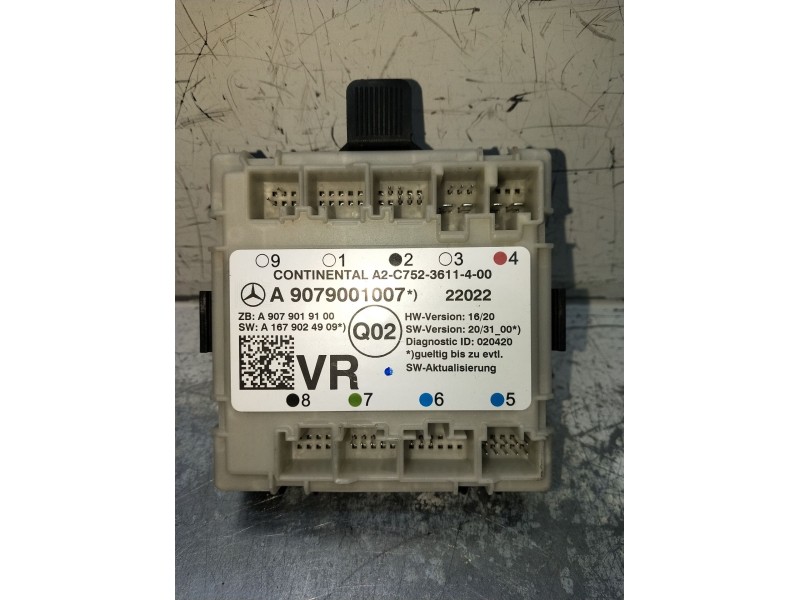 Recambio de modulo electronico para mercedes-benz sprinter iii furgón fwd referencia OEM IAM A9079001007 A9079019100 A1679024909