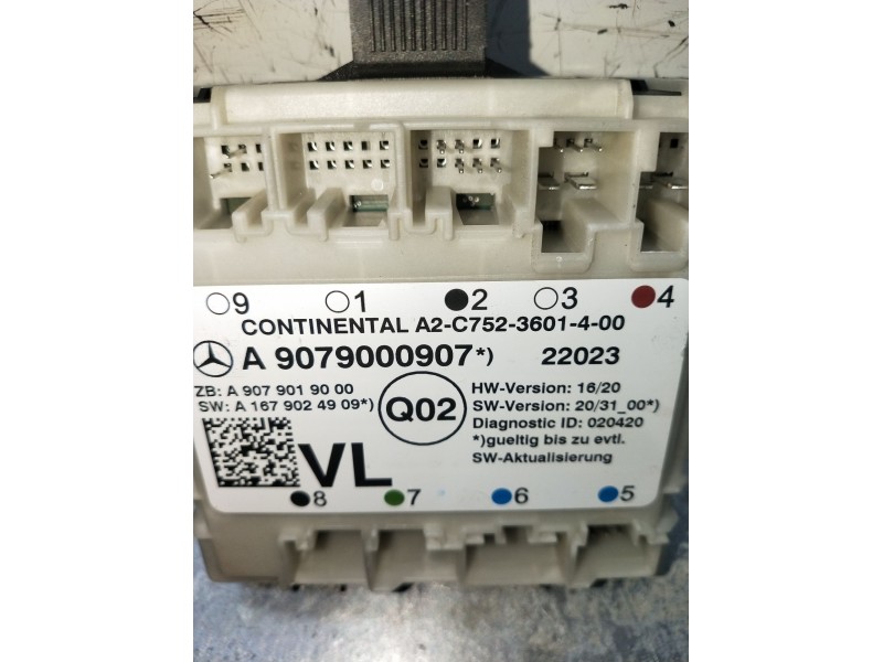 Recambio de modulo electronico para mercedes-benz sprinter iii furgón fwd referencia OEM IAM A9079000907 A9079019000 A1679024909