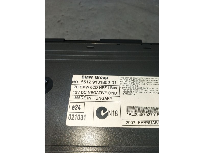 Recambio de modulo electronico para bmw x3 (e83) 3.0 d referencia OEM IAM 6512913185201  E83/2006