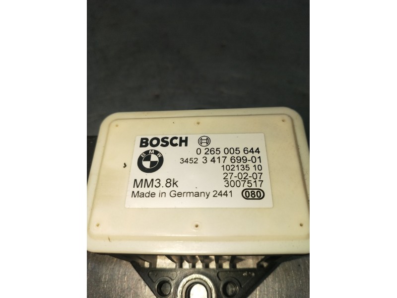 Recambio de modulo electronico para bmw x3 (e83) 3.0 d referencia OEM IAM 0265005644 341769901 SENSOR DE ACELERACION E83/2006