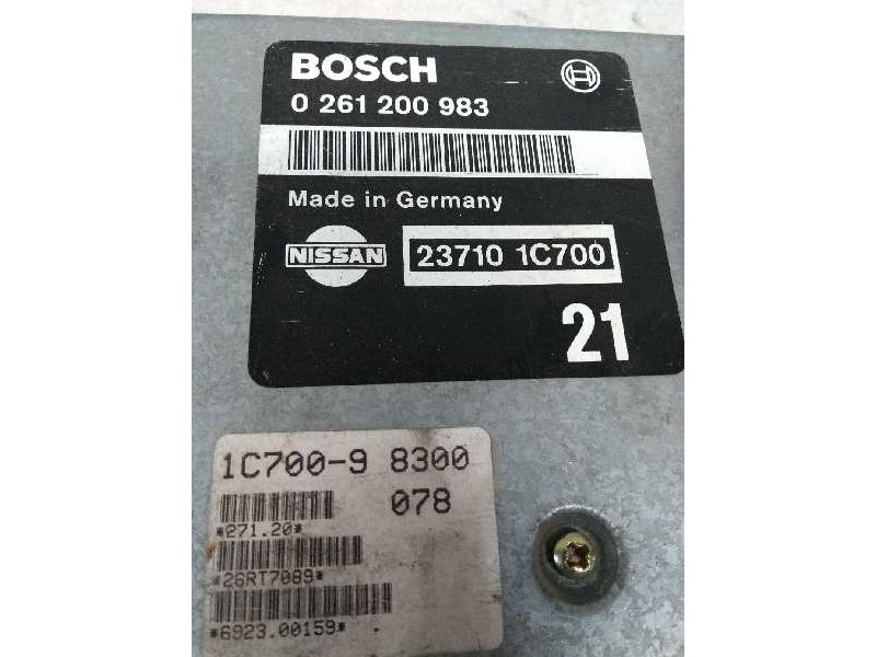 Recambio de centralita motor uce para nissan serena (c23m) 1.6 cat referencia OEM IAM 0261200983 237101C700 21