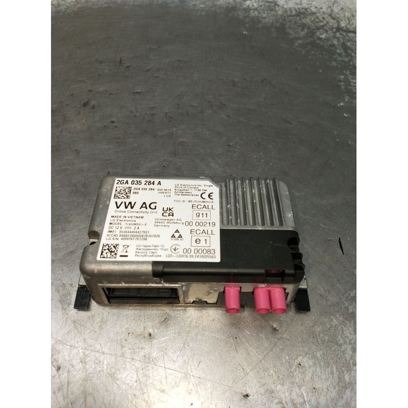 Recambio de modulo electronico para audi a1 sportback (gba) 25 tfsi referencia OEM IAM 2GA035284A 0000083 0000219 2020