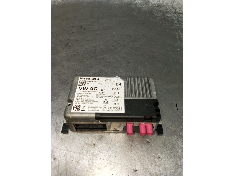 Recambio de modulo electronico para audi a1 sportback (gba) 25 tfsi referencia OEM IAM 2GA035284A 0000083 0000219 2020