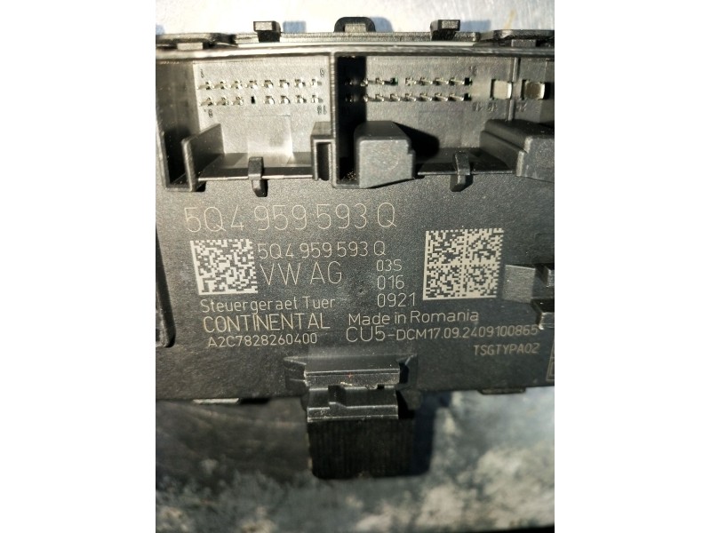 Recambio de modulo electronico para audi a1 sportback (gba) 25 tfsi referencia OEM IAM 5Q4959593Q A2C7828260400 2020