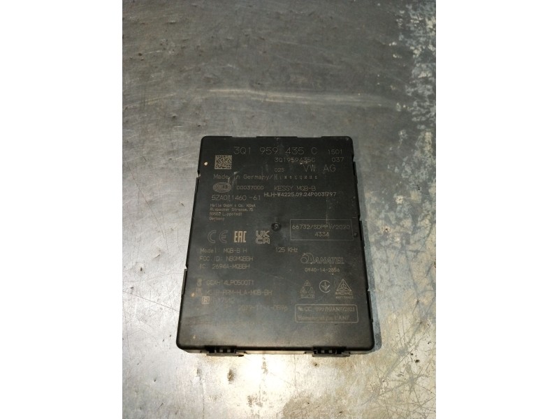 Recambio de modulo electronico para audi a1 sportback (gba) 25 tfsi referencia OEM IAM 3Q1959435C 5ZA01146061 00037000 2020
