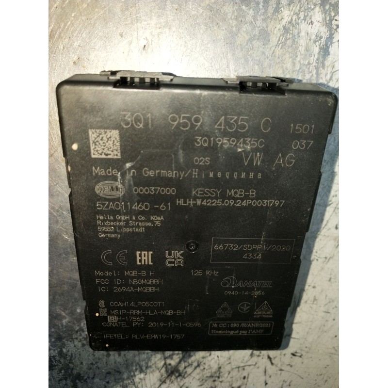 Recambio de modulo electronico para audi a1 sportback (gba) 25 tfsi referencia OEM IAM 3Q1959435C 5ZA01146061 00037000 2020
