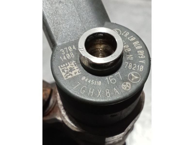 Recambio de inyector para mercedes-benz clase a (w169) a 180 cdi (169.007, 169.307) referencia OEM IAM 0445110167 A6100700787 W1