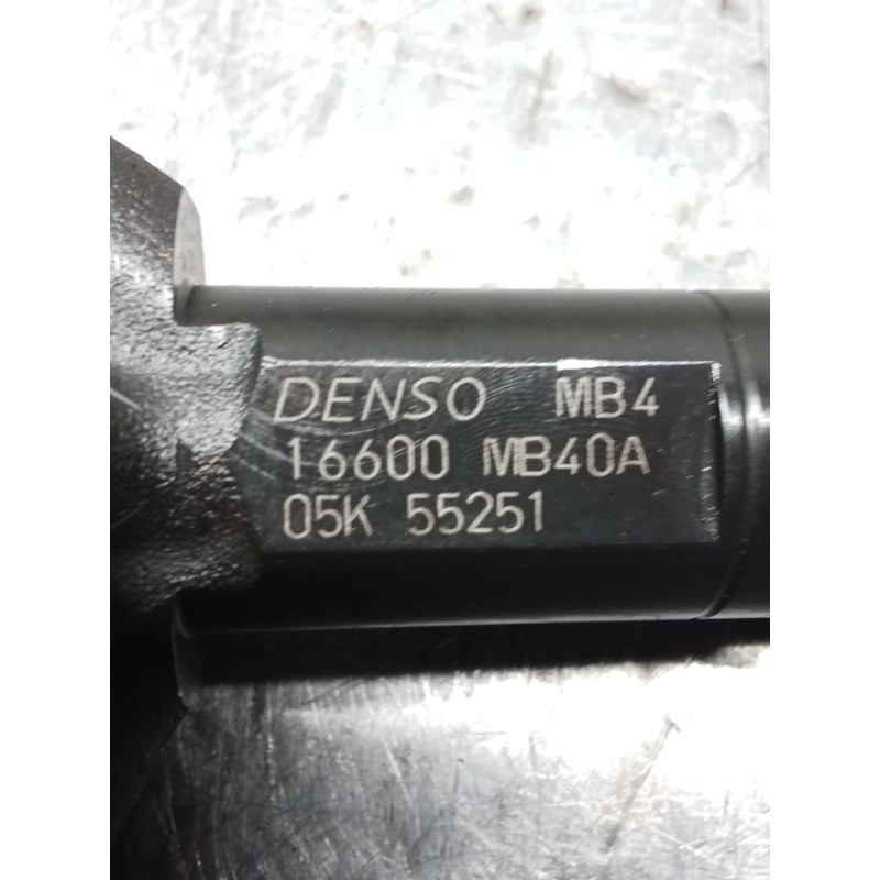 Recambio de inyector para nissan cabstar (f24m, f24w) 35.13 dci, 45.13 dci 2.5 (f24m) referencia OEM IAM 16600MB40A DENSO 06
