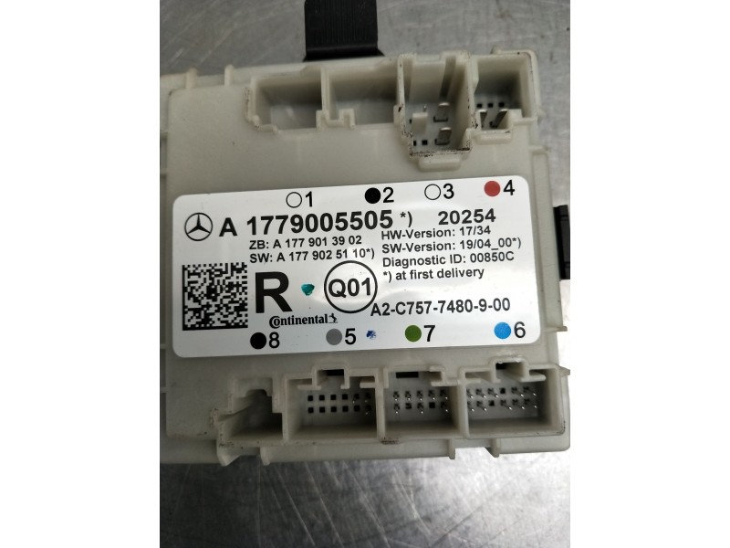 Recambio de modulo electronico para mercedes-benz gla (h247) gla 200 d (247.712) referencia OEM IAM A1779005505 A2C7577480900 A1