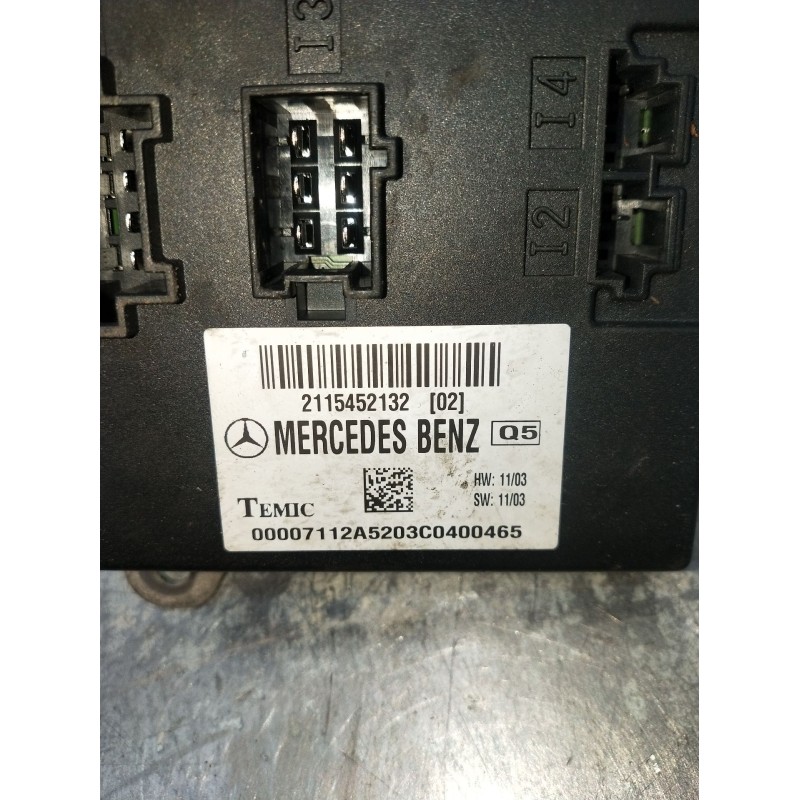 Recambio de modulo electronico para mercedes-benz clase e (w211) berlina e 320 cdi (211.026) referencia OEM IAM 2115452132 A5203