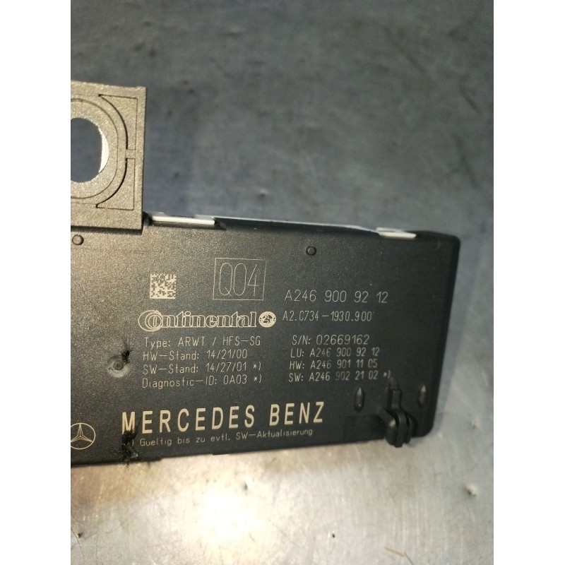 Recambio de modulo electronico para mercedes-benz clase cla (w117) shooting brake referencia OEM IAM A2469009212 A2469009212 026