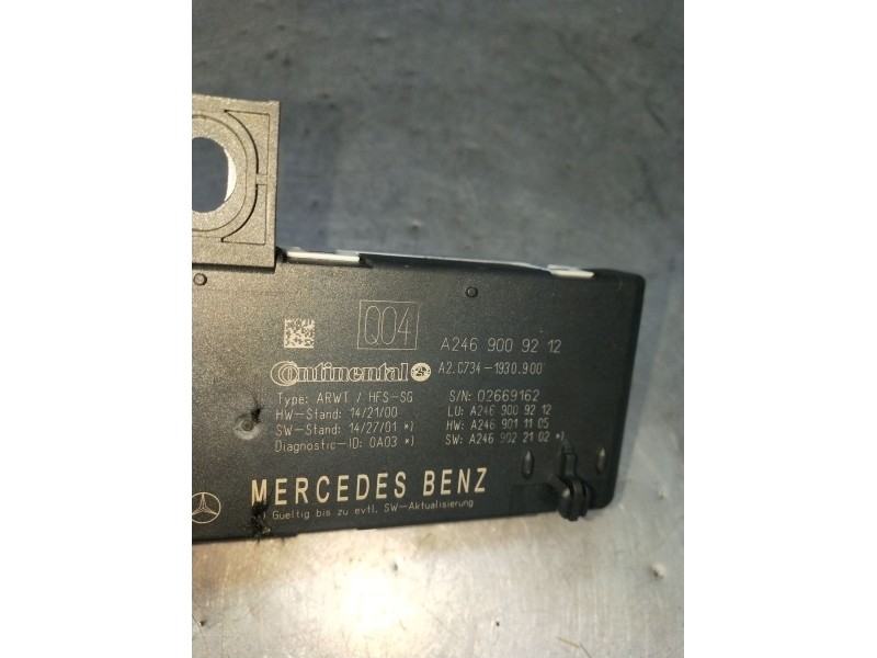 Recambio de modulo electronico para mercedes-benz clase cla (w117) shooting brake referencia OEM IAM A2469009212 A2469009212 026
