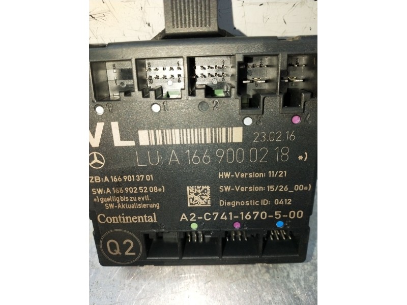 Recambio de modulo electronico para mercedes-benz clase cla (w117) shooting brake referencia OEM IAM A1669000218 A1669013701 A16