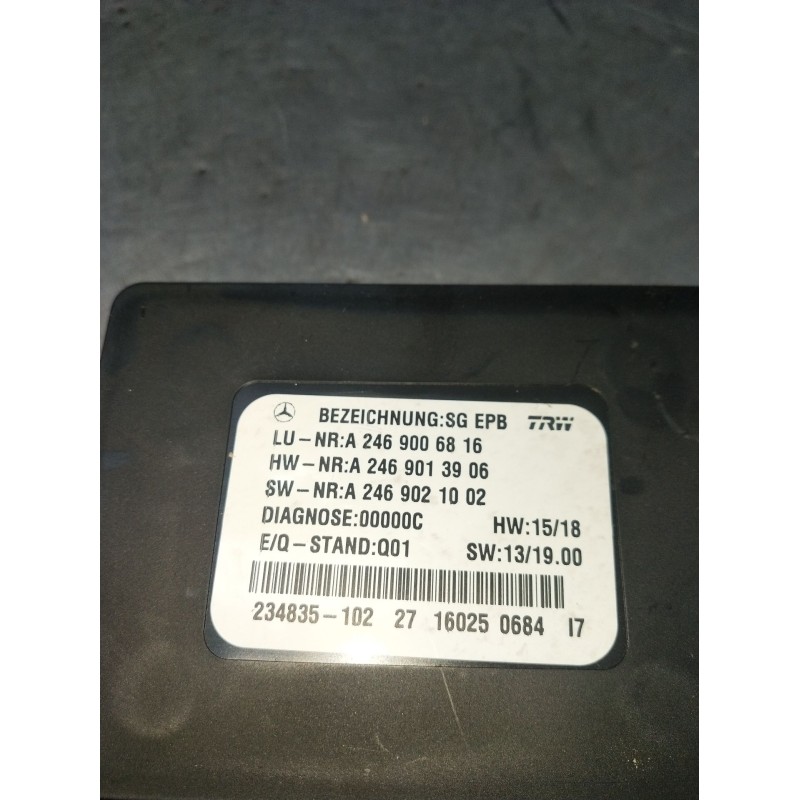 Recambio de modulo electronico para mercedes-benz clase cla (w117) shooting brake referencia OEM IAM A2469006816 A2469013906 A24