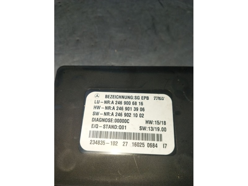 Recambio de modulo electronico para mercedes-benz clase cla (w117) shooting brake referencia OEM IAM A2469006816 A2469013906 A24