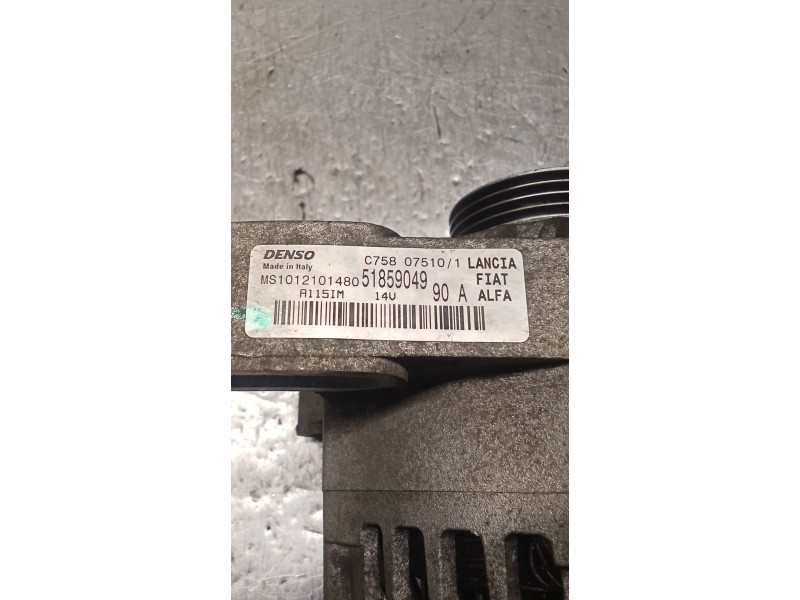 Recambio de alternador para fiat seicento / 600 (187_) 1.1 (187axb, 187axb1a, 187axc1a02) referencia OEM IAM 51859049 90A 05