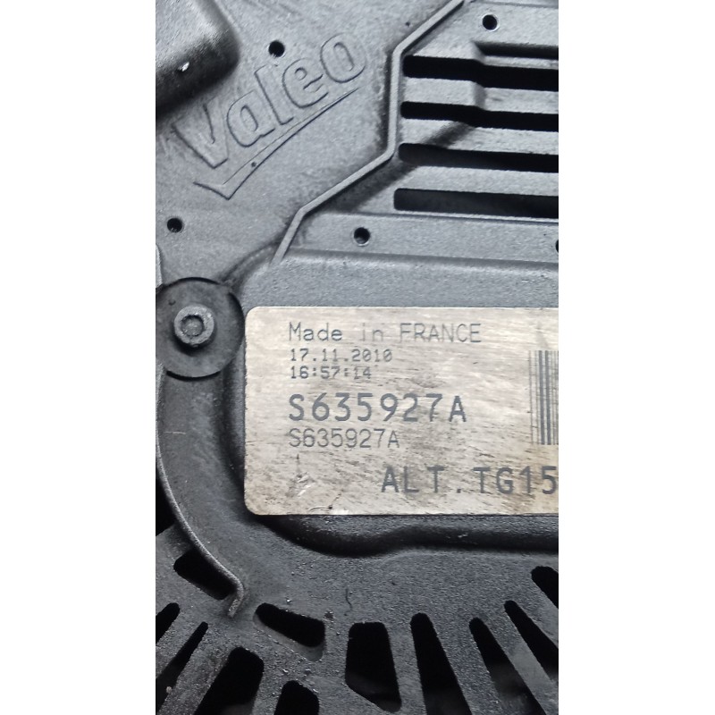 Recambio de alternador para citroën c3 i (fc_, fn_) 1.4 hdi referencia OEM IAM TG15C156 S635927A 150A 02