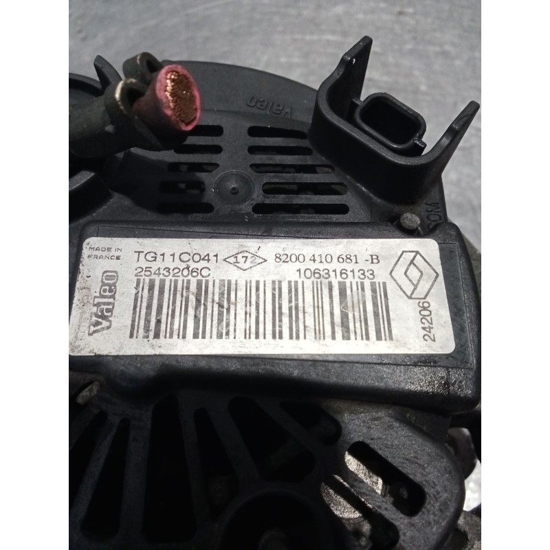 Recambio de alternador para renault grand scénic ii (jm0/1_) 1.5 dci (jm1e) referencia OEM IAM 8200410681B 2543206C 