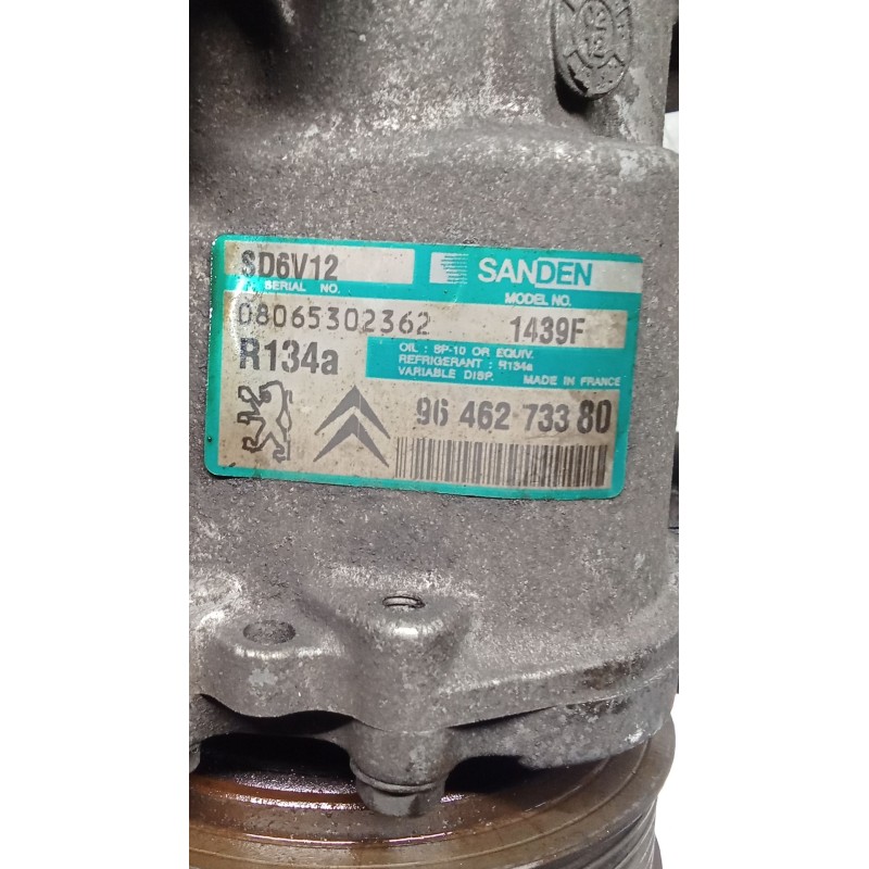 Recambio de compresor aire acondicionado para citroën c3 i (fc_, fn_) 1.4 hdi referencia OEM IAM 9646273380 1439F 02