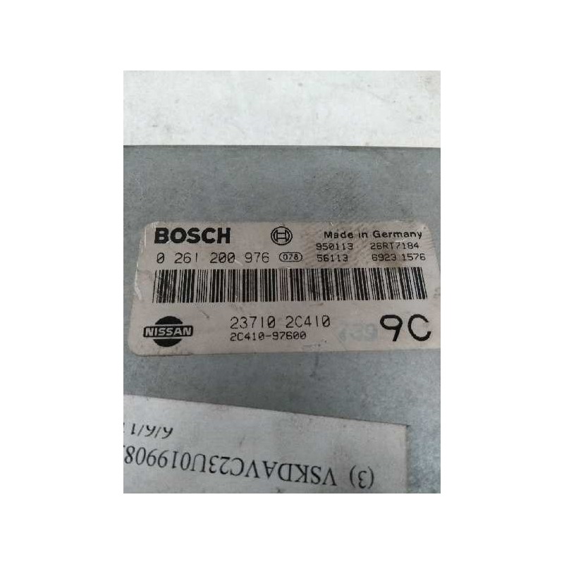 Recambio de centralita motor uce para nissan vanette (c 220) 1.5 referencia OEM IAM 0261200976 237102C410 9C Recambio de centralita motor uce para nissan vanette (c 220) 1.5 referencia OEM IAM 0261200976 237102C410 9C