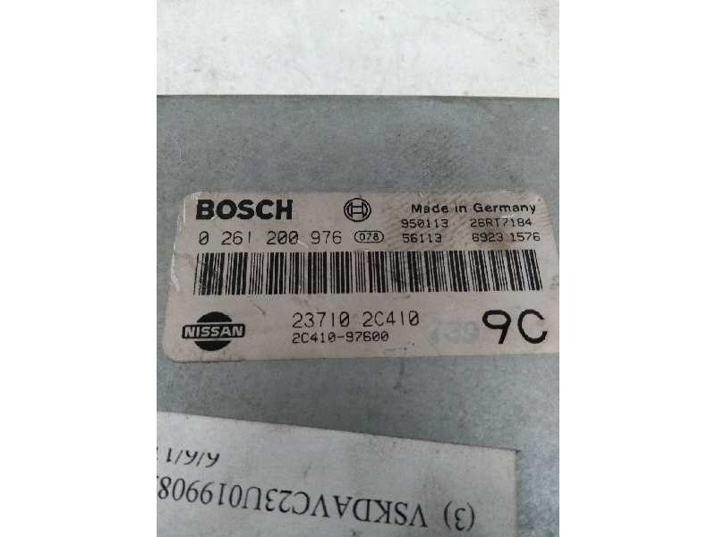 Recambio de centralita motor uce para nissan vanette (c 220) 1.5 referencia OEM IAM 0261200976 237102C410 9C Recambio de centralita motor uce para nissan vanette (c 220) 1.5 referencia OEM IAM 0261200976 237102C410 9C