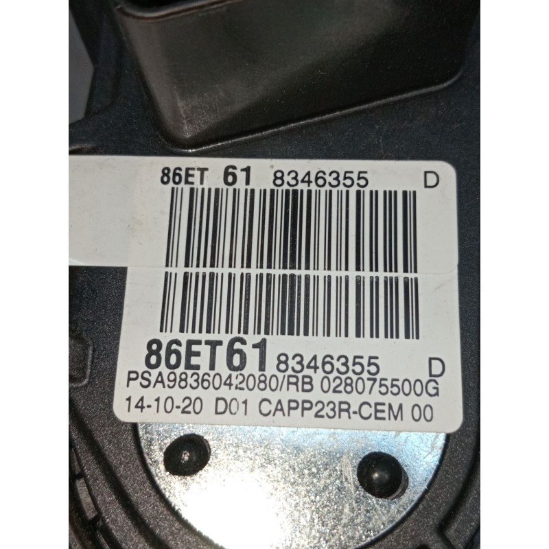 Recambio de potenciometro pedal para citroën c5 aircross (ac_, aj_, ar_, a4_) 1.5 bluehdi 130 (acyhzj, acyhzr) referencia OEM IA