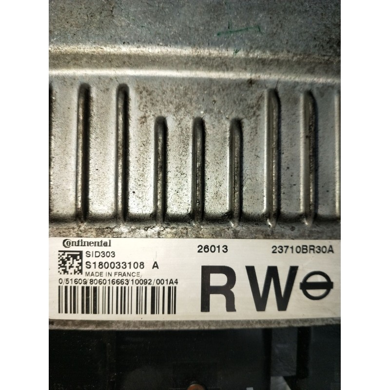 Recambio de centralita motor uce para nissan qashqai i (j10, nj10) 1.5 dci referencia OEM IAM S180033108A 23710BR30A 2007 SID303