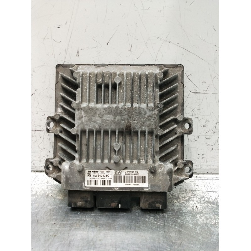 Recambio de centralita motor uce para peugeot partner monospace (5_, g_) 2.0 hdi referencia OEM IAM SW9653059380 5WS40136CT HW96