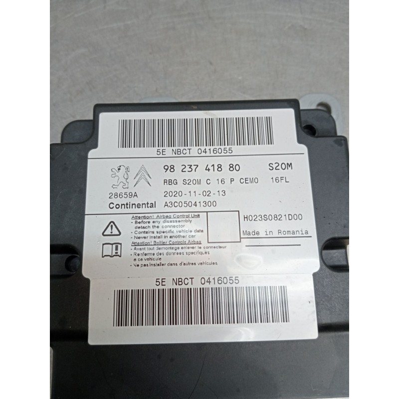 Recambio de centralita airbag para citroën c5 aircross (ac_, aj_, ar_, a4_) 1.5 bluehdi 130 (acyhzj, acyhzr) referencia OEM IAM 