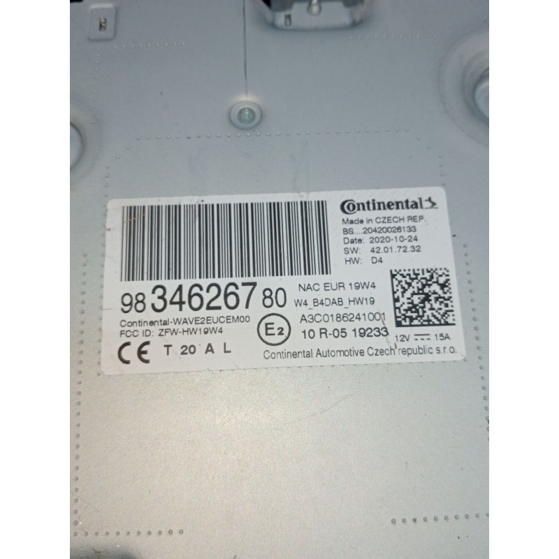 Recambio de sistema navegacion gps para citroën c5 aircross (ac_, aj_, ar_, a4_) 1.5 bluehdi 130 (acyhzj, acyhzr) referencia OEM