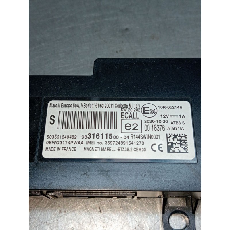 Recambio de modulo electronico para citroën c5 aircross (ac_, aj_, ar_, a4_) 1.5 bluehdi 130 (acyhzj, acyhzr) referencia OEM IAM