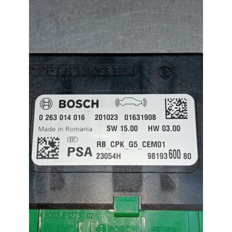 Recambio de modulo electronico para citroën c5 aircross (ac_, aj_, ar_, a4_) 1.5 bluehdi 130 (acyhzj, acyhzr) referencia OEM IAM