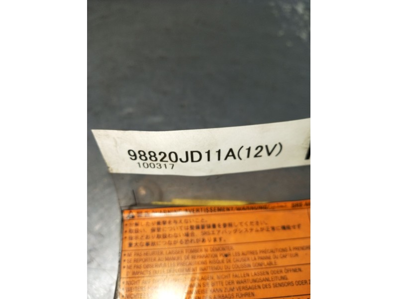 Recambio de kit airbag para nissan qashqai i (j10, nj10) 1.5 dci referencia OEM IAM 98820JD11A  2007