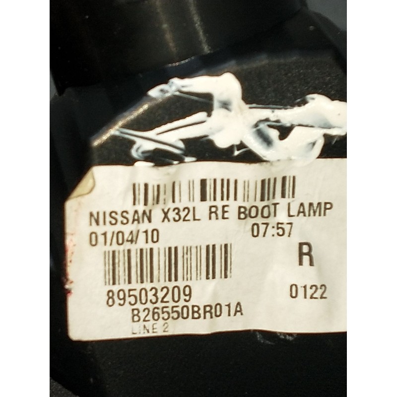 Recambio de piloto trasero derecho interior para nissan qashqai i (j10, nj10) 1.5 dci referencia OEM IAM 89503209 B26550BR01A 20