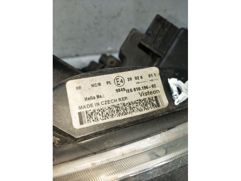 Recambio de faro derecho para peugeot partner monospace (5_, g_) 2.0 hdi referencia OEM IAM 1EG01019602  2003