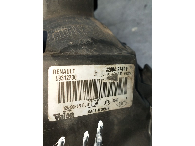 Recambio de faro izquierdo para renault megane ii station wagon (km0/1_) 1.9 dci referencia OEM IAM 8200412741F 89312730 PARA PU