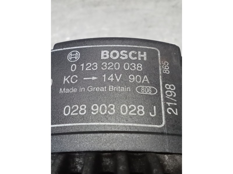 Recambio de alternador para seat ibiza ii (6k1) 1.9 tdi referencia OEM IAM 028903028J 0123320038 