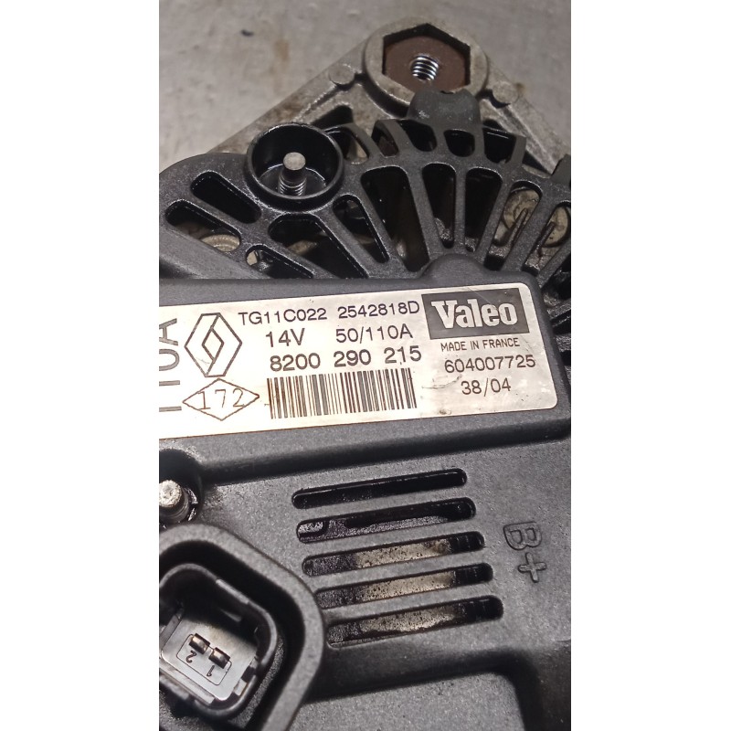 Recambio de alternador para renault scénic ii (jm0/1_) 1.9 dci (jm0g, jm12, jm1g, jm2c) referencia OEM IAM 8200290215 110A 03