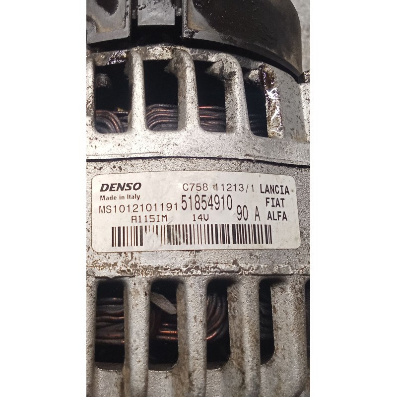 Recambio de alternador para fiat doblo cargo (263_) 1.3 d multijet referencia OEM IAM 51854910 MS1012101191 90A 10