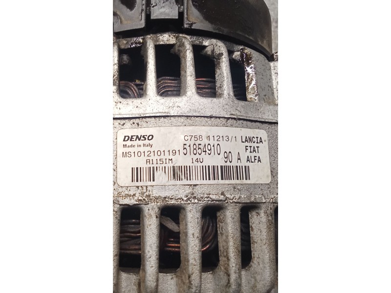Recambio de alternador para fiat doblo cargo (263_) 1.3 d multijet referencia OEM IAM 51854910 MS1012101191 90A 10