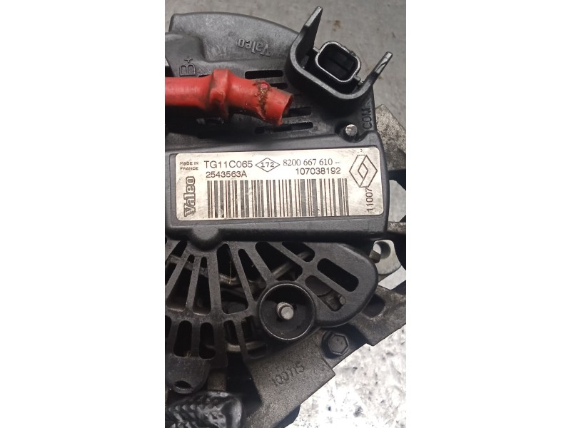 Recambio de alternador para renault grand scénic ii (jm0/1_) 1.9 dci (jm14) referencia OEM IAM 8200667610  