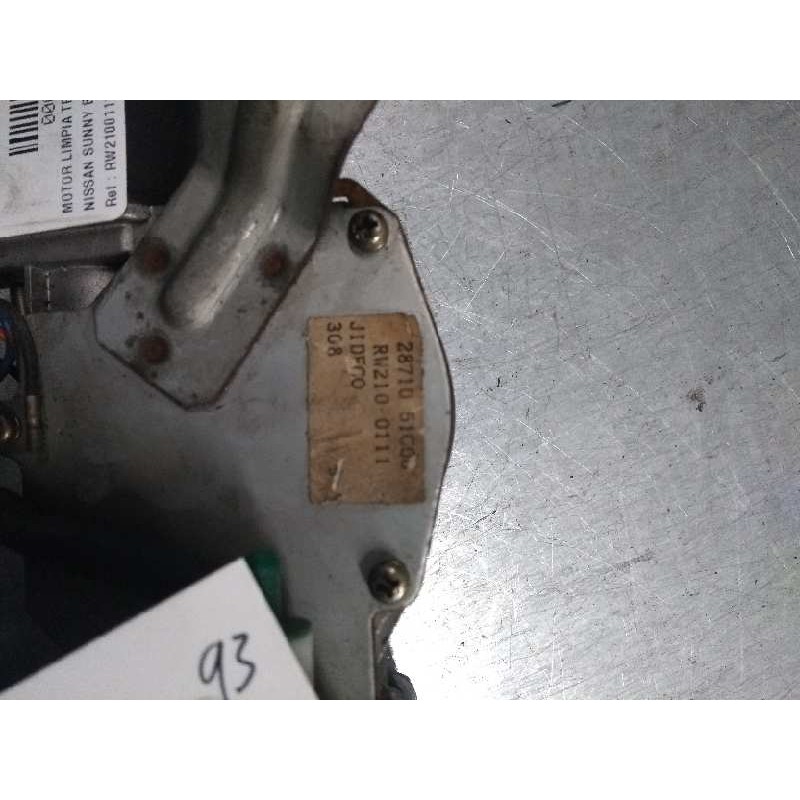 Recambio de motor limpia trasero para nissan sunny berlina (n14) 1.6 16v cat referencia OEM IAM RW2100111 2871051C00 