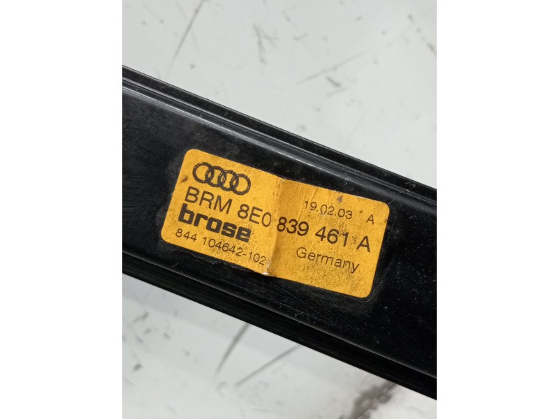 Recambio de elevalunas trasero izquierdo para audi a4 b6 (8e2) 2.5 tdi referencia OEM IAM 8E0839461A 844104642102 2001 4P