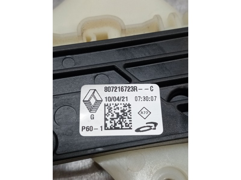 Recambio de elevalunas delantero izquierdo para renault clio v referencia OEM IAM 807216723R 5P 2019