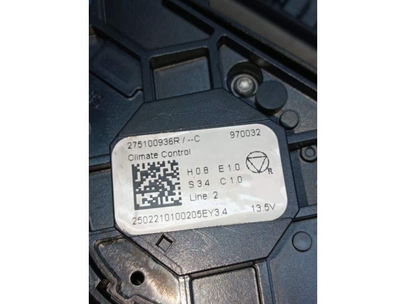 Recambio de mando calefaccion / aire acondicionado para renault clio v referencia OEM IAM 275100936R 970032 2019